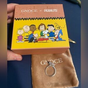 Silver Peanuts Character Ring